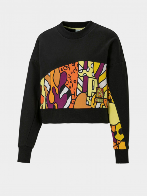 Свитшот PUMA x BRITTO W Crew модель 53223601 Фото