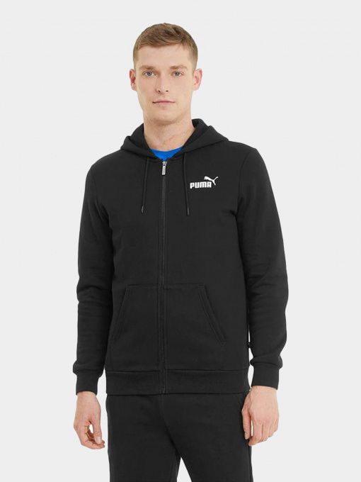 Кофта спортивная PUMA ESS Small Logo FZ Hoodie FL модель 58670201 Фото