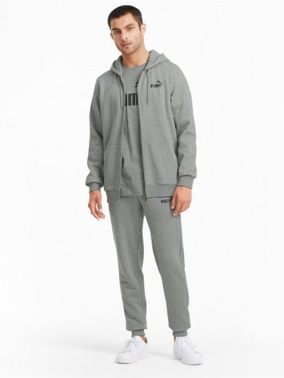 Кофта спортивная PUMA ESS Small Logo FZ Hoodie FL модель 58670203 — фото 3 - INTERTOP