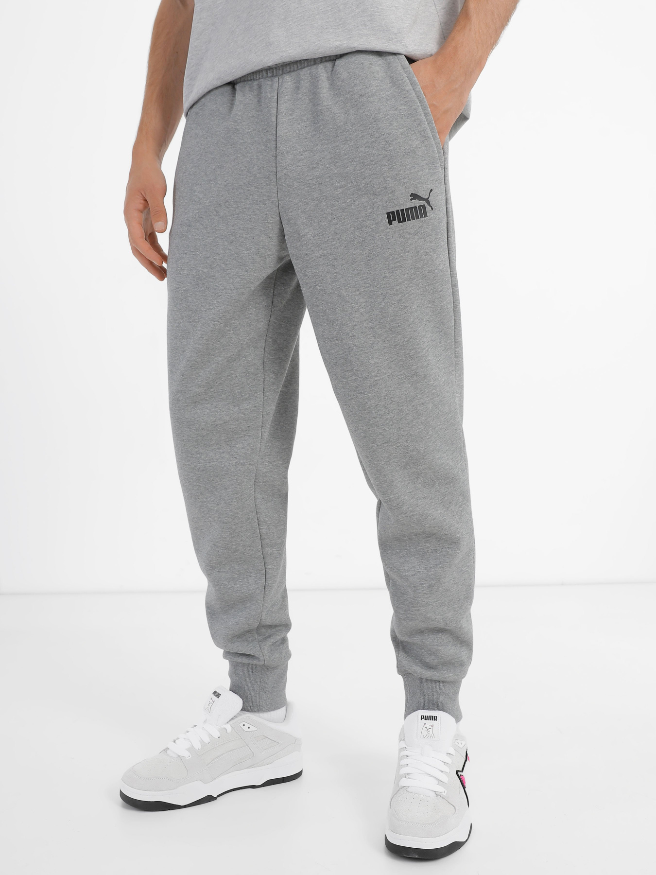 Штаны спортивные PUMA ESS Logo Pants FL cl модель 58671403 Фото