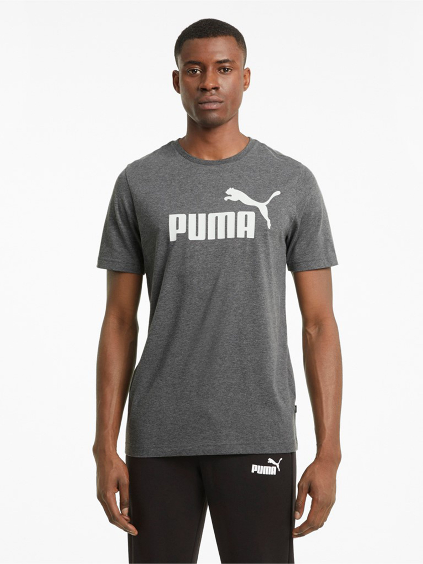 Футболка PUMA Ess Heather Tee модель 58673601 Фото
