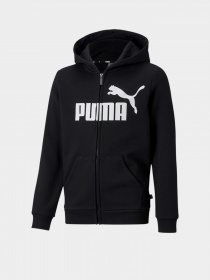 Кофта спортивная PUMA ESS Big Logo FZ Hoodie FL B модель 58696701 Фото