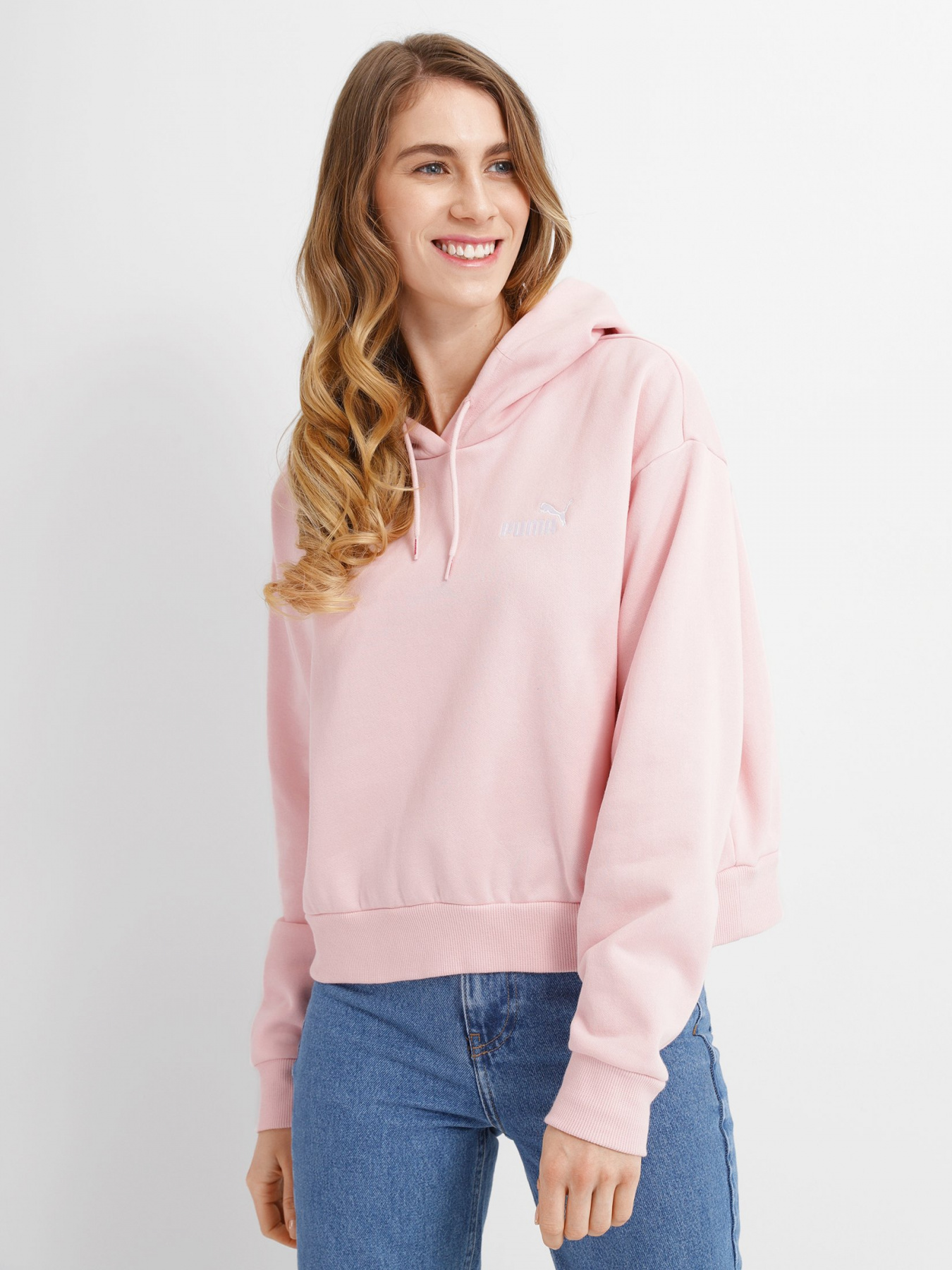 Худи PUMA ESS+ Embroidered Cropped Hoodie FL модель 58790236 Худи PUMA ESS+ Embroidered Cropped Hoodie FL модель 58790236 Фото