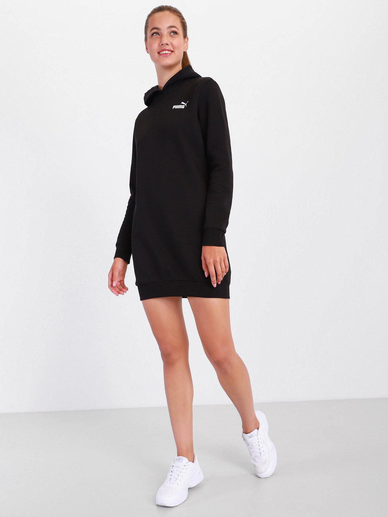 Платье мини PUMA ESS HOODED DRESS FL модель 58912901 Фото
