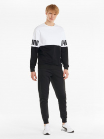 Свитшот PUMA Power Colourblock Crew Neck модель 58943002 Фото