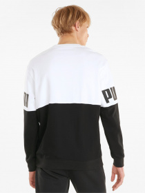 Свитшот PUMA Power Colourblock Crew Neck модель 58943002 Фото