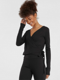 Блуза PUMA Classics Ribbed Wrap модель 58998401 Блуза PUMA Classics Ribbed Wrap модель 58998401 Фото