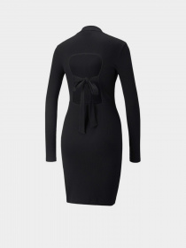 Платье мини PUMA Classics Ribbed LS Dress модель 53430401 Фото
