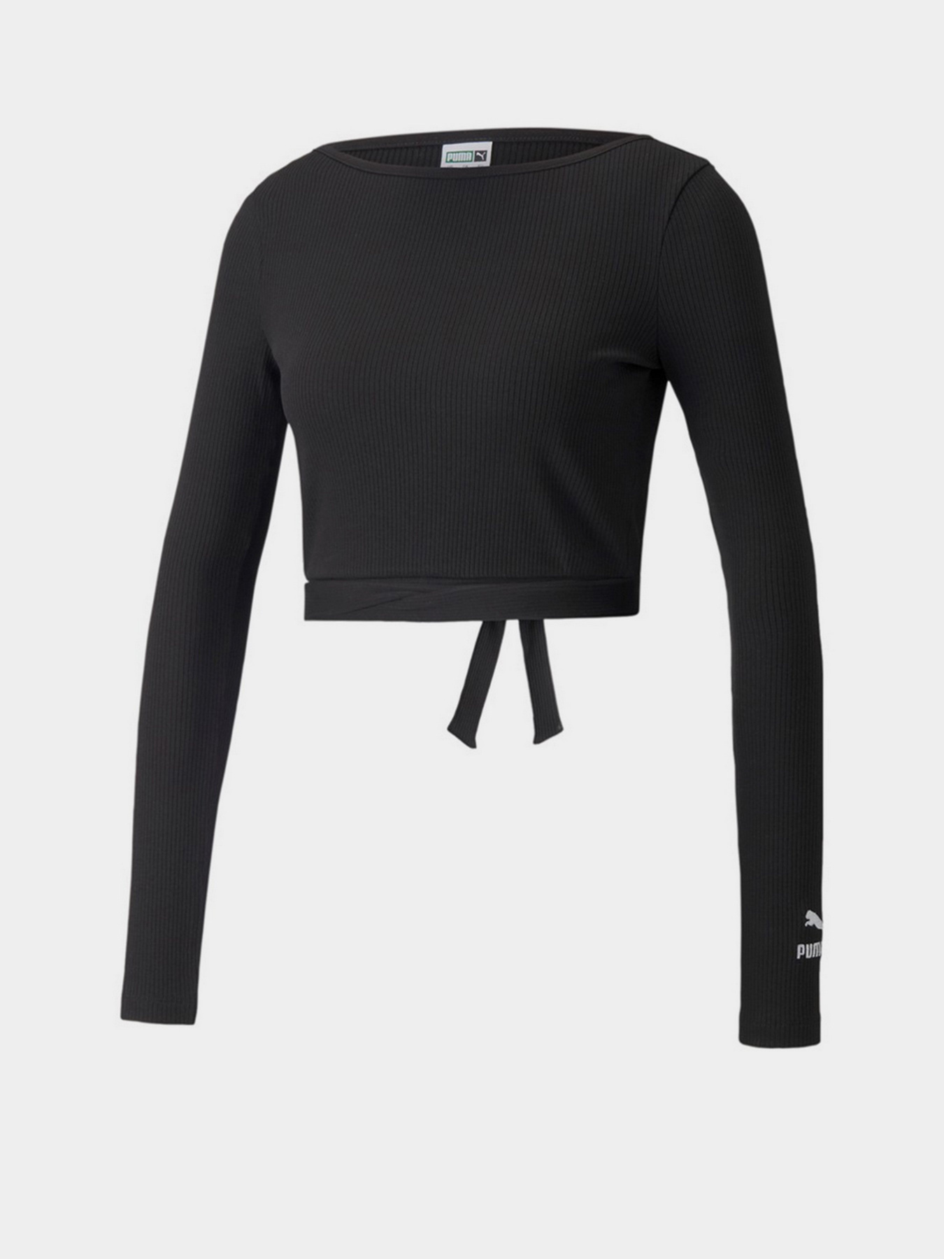 Топ PUMA Classics Ribbed LS Top модель 53430501 Фото