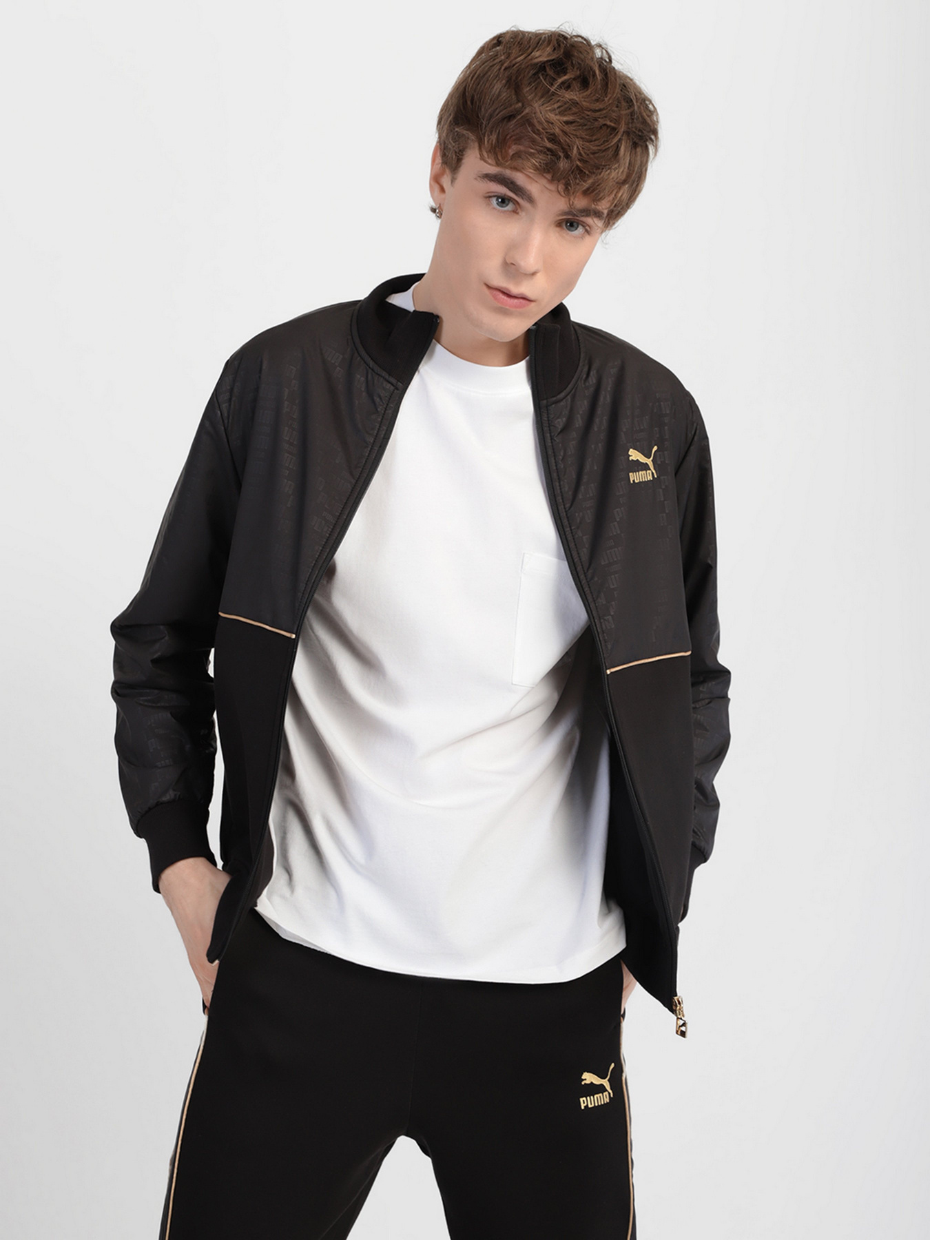 Спортивна кофта PUMA LUXE модель 53432301 Фото