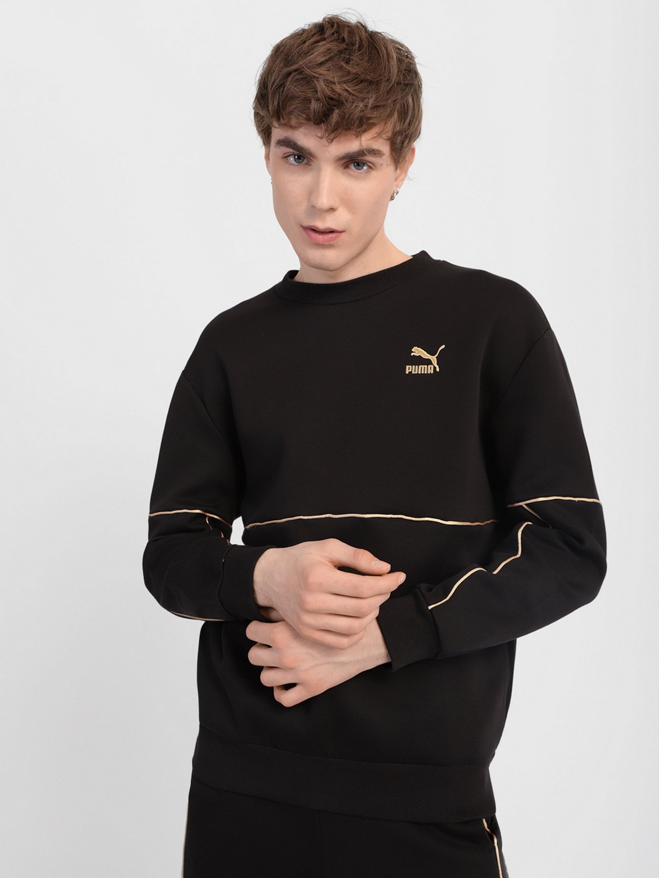 Світшот PUMA LUXE Crew Neck модель 53433101 Фото
