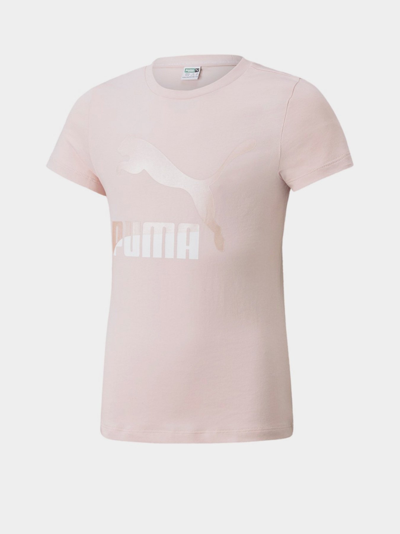 Футболки и поло PUMA CLASSICS LOGO YOUTH TEE модель 53020836 Фото