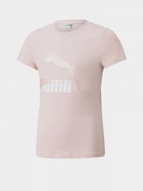 Футболки и поло PUMA CLASSICS LOGO YOUTH TEE модель 53020836 Фото