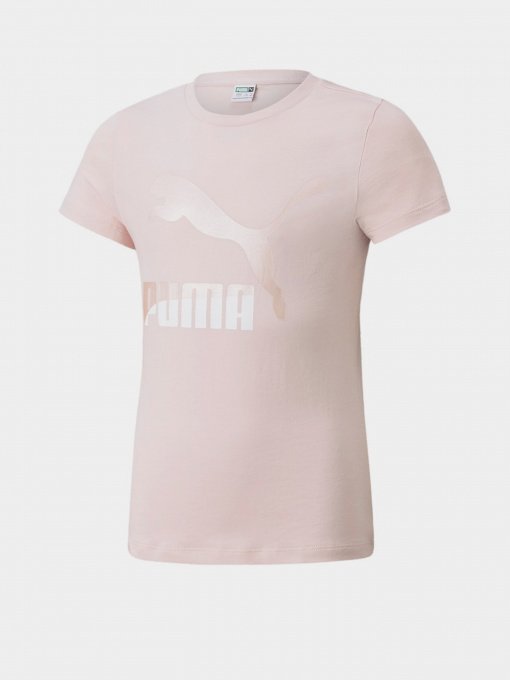 Футболки и поло PUMA CLASSICS LOGO YOUTH TEE модель 53020836 Фото