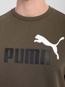 Свитшот PUMA ESSENTIALS+ TWO-TONE BIG LOGO CREW модель 58676244 Фото