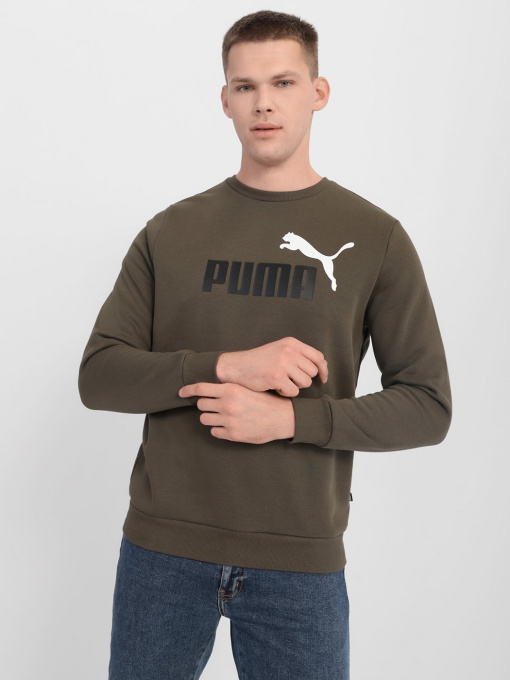 Свитшот PUMA ESSENTIALS+ TWO-TONE BIG LOGO CREW модель 58676244 Фото