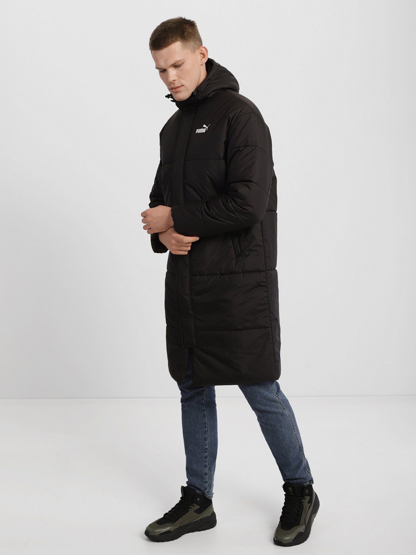 Пальто с утеплителем PUMA ESS + Long Padded Coat модель 58769101 Фото