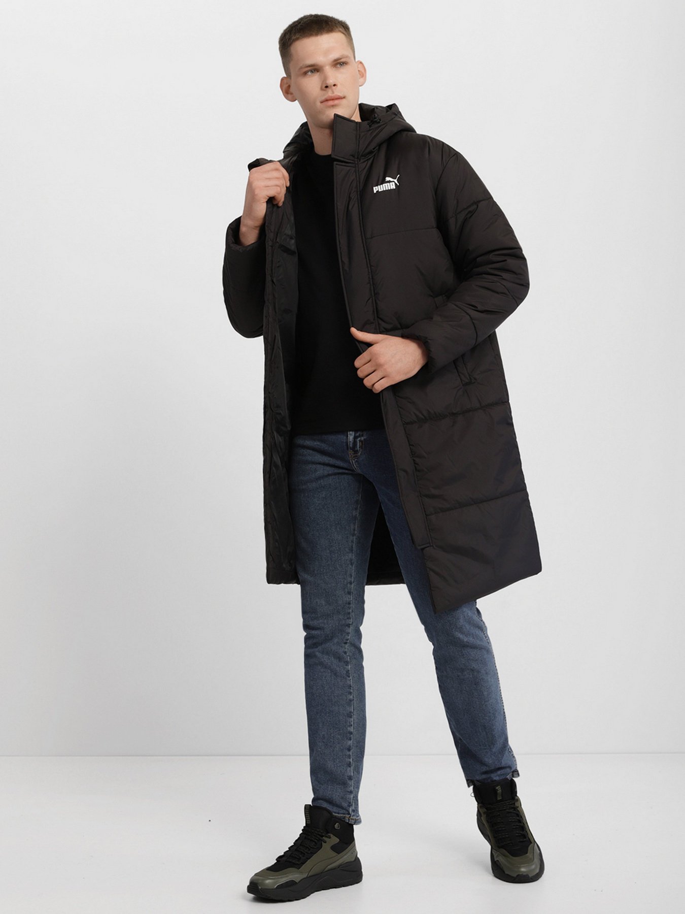 Пальто с утеплителем PUMA ESS + Long Padded Coat модель 58769101 Фото