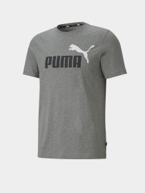 Футболка PUMA Essentials+ 2 Colour Logo модель 58675903 Фото