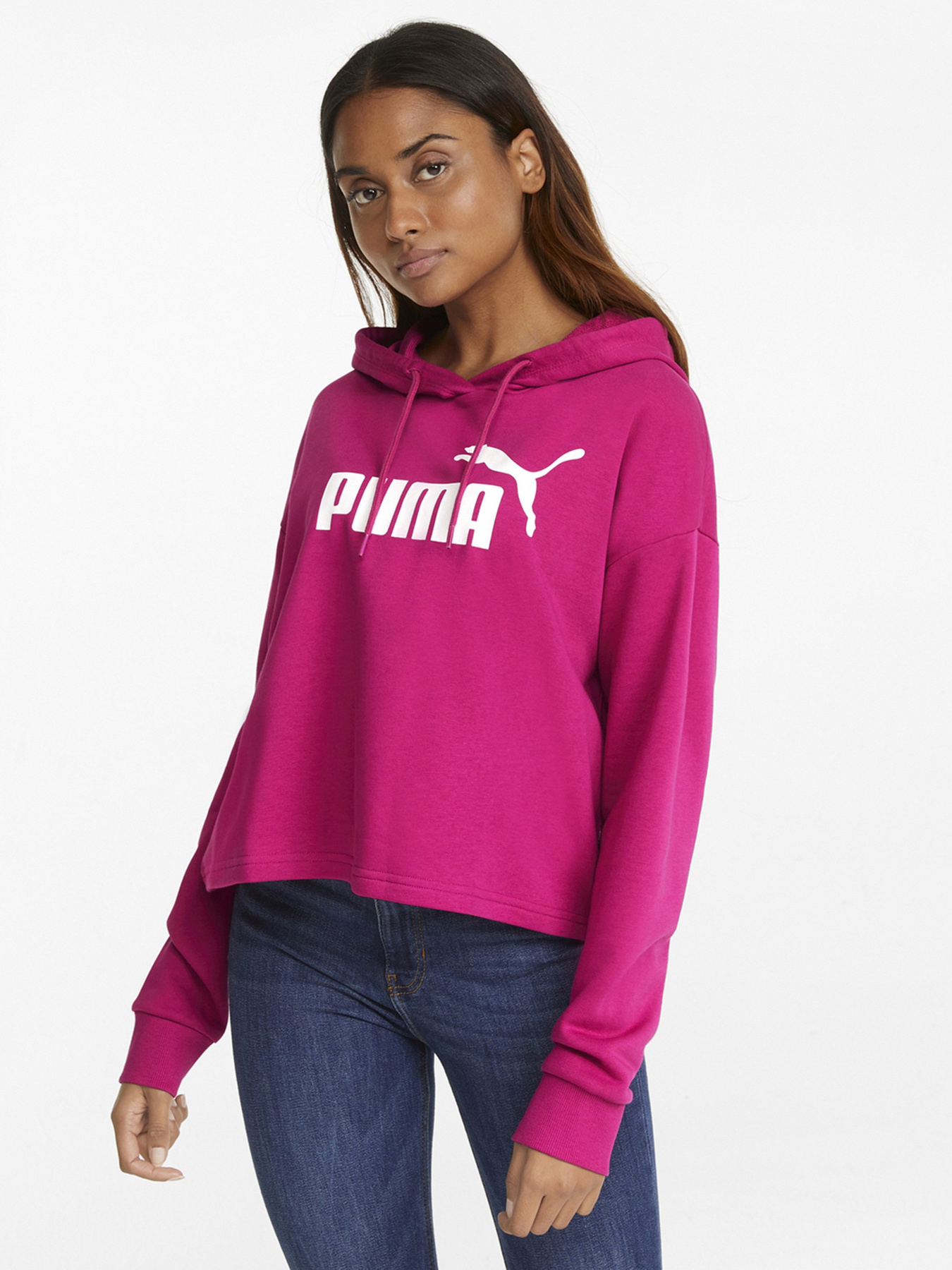 Худи PUMA Essentials Logo Cropped модель 58687086 Фото
