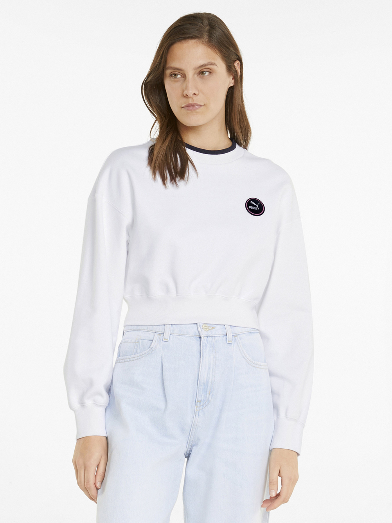 Свитшот PUMA SWxP CREW модель 53356202 Фото