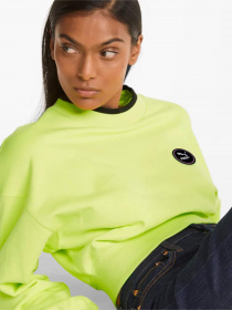 Свитшот PUMA SWxP CREW модель 53356229 Фото