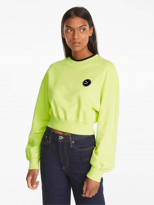 Свитшот PUMA SWxP CREW модель 53356229 Фото