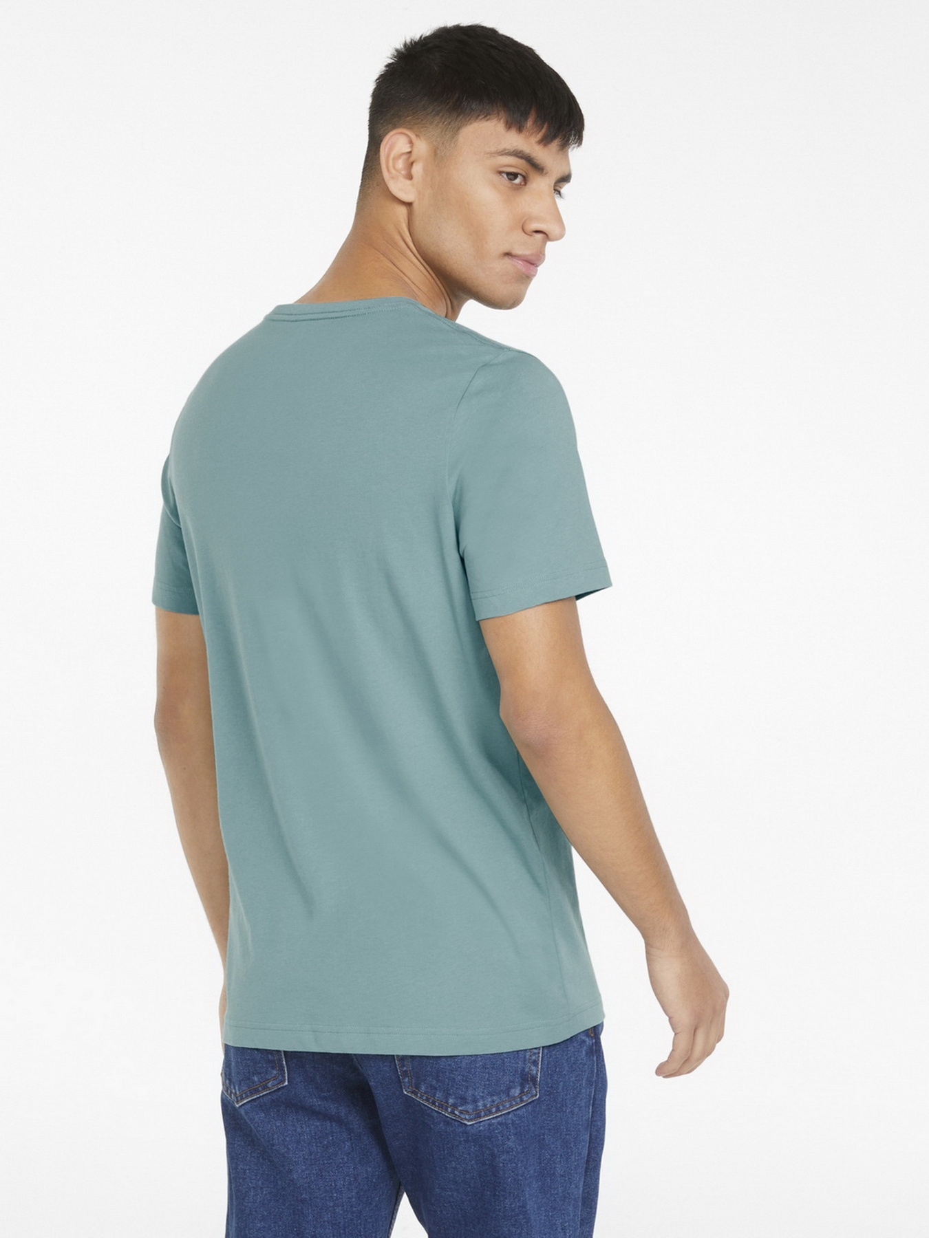 Футболка PUMA Essentials+ 2 Colour Logo модель 58675950 Фото