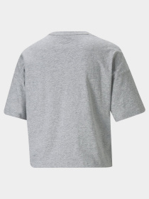 Футболка PUMA Essentials Logo Cropped модель 58686604 Фото