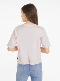 Футболка PUMA Essentials Logo Cropped модель 58686682 Фото