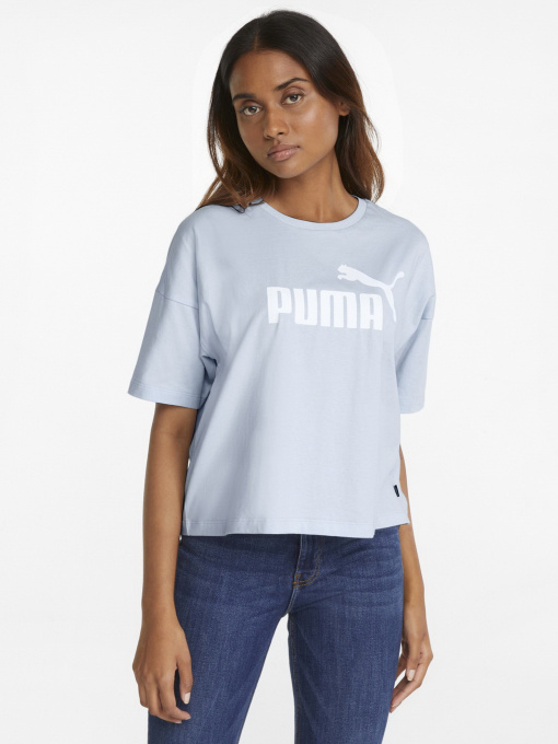 Футболки и поло PUMA Essentials Logo Cropped модель 58686683 Фото