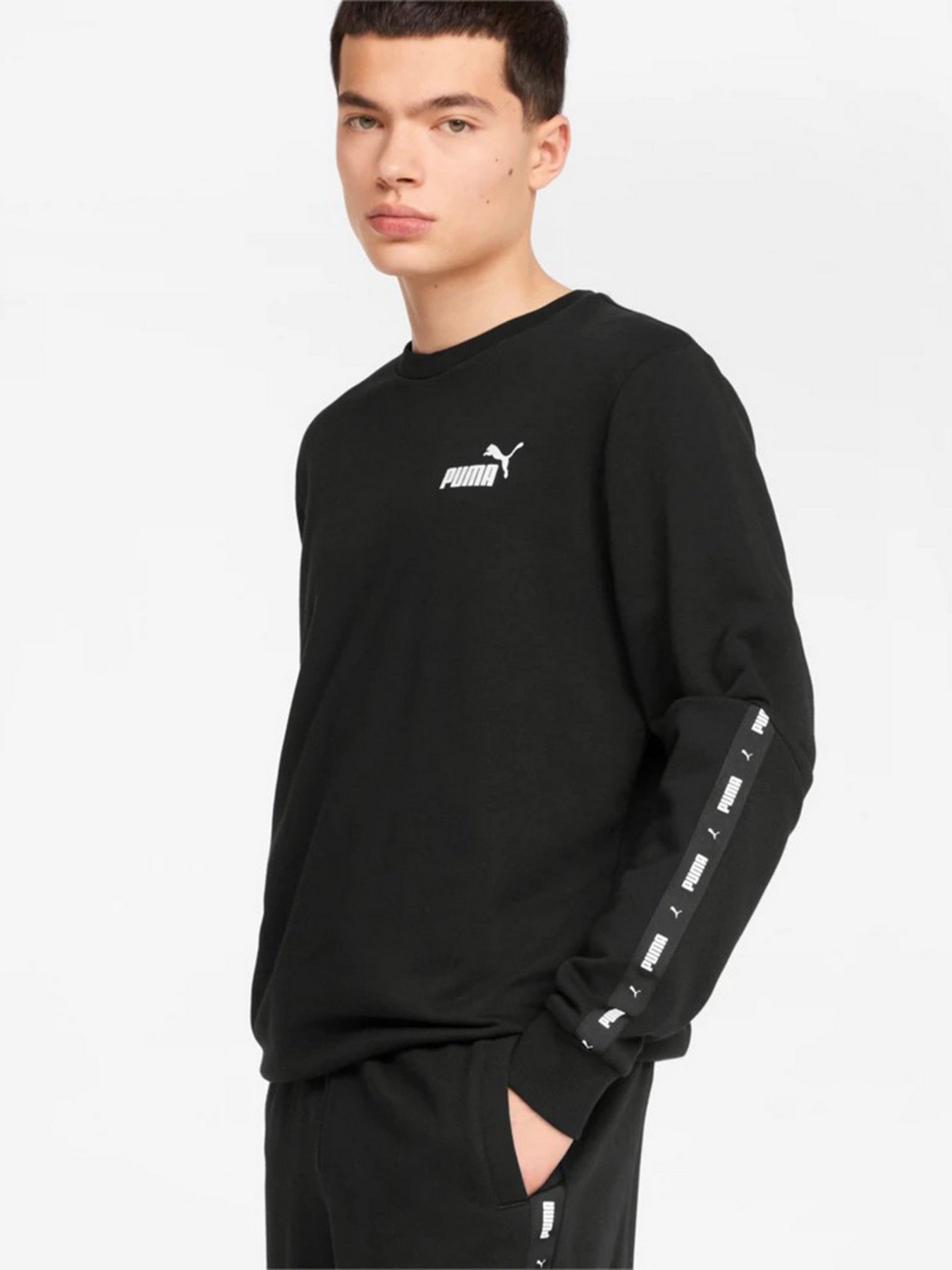 Худі та світшоти PUMA Essentials+ Tape Crew модель 84738401 Худі та світшоти PUMA Essentials+ Tape Crew модель 84738401 Фото
