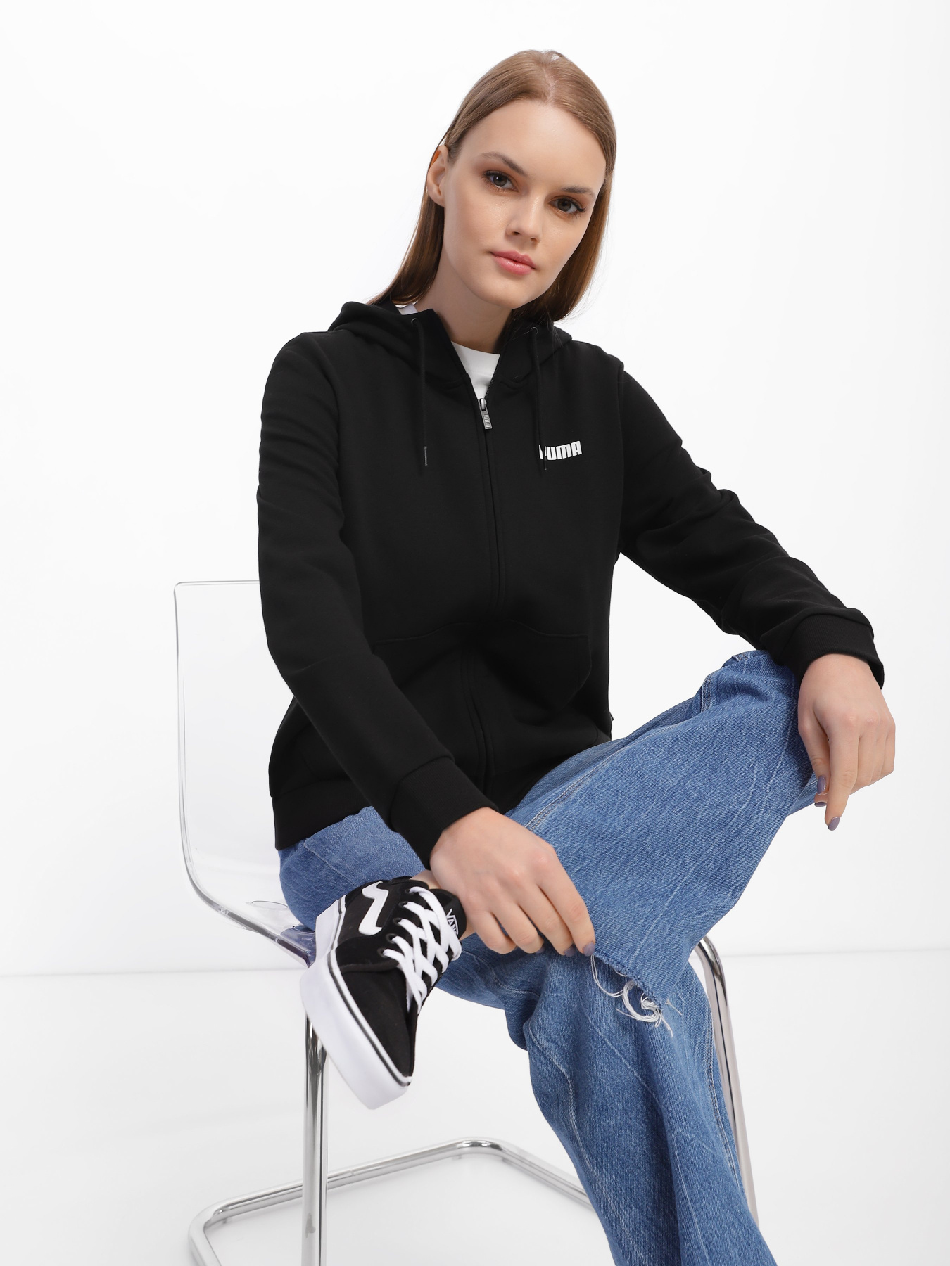 Кофта спортивная PUMA Essentials Full-zip модель 84720001 Фото