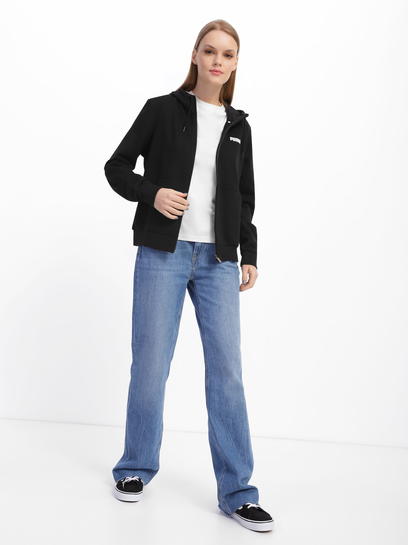 Спортивная кофта PUMA Essentials Full-zip модель 84720001 Спортивная кофта PUMA Essentials Full-zip модель 84720001 Фото