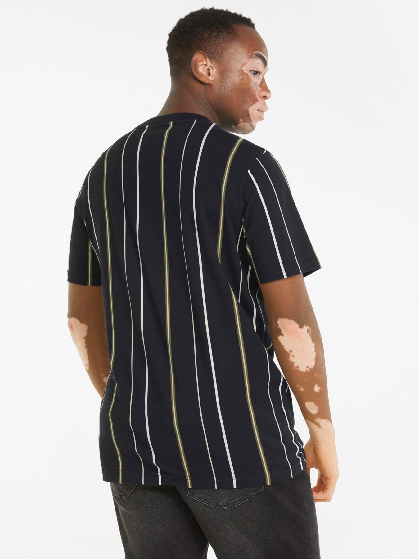 Футболка PUMA Modern Basics Striped модель 84740801 Фото