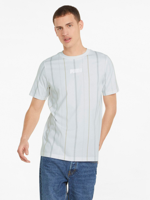 Футболка PUMA Modern Basics Striped модель 84740802 Фото