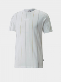 Футболка PUMA Modern Basics Striped модель 84740802 Фото