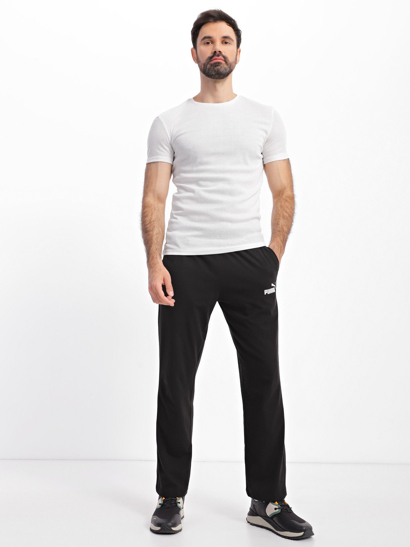 Штаны спортивные PUMA ESSENTIALS JERSEY модель 58674701 Фото