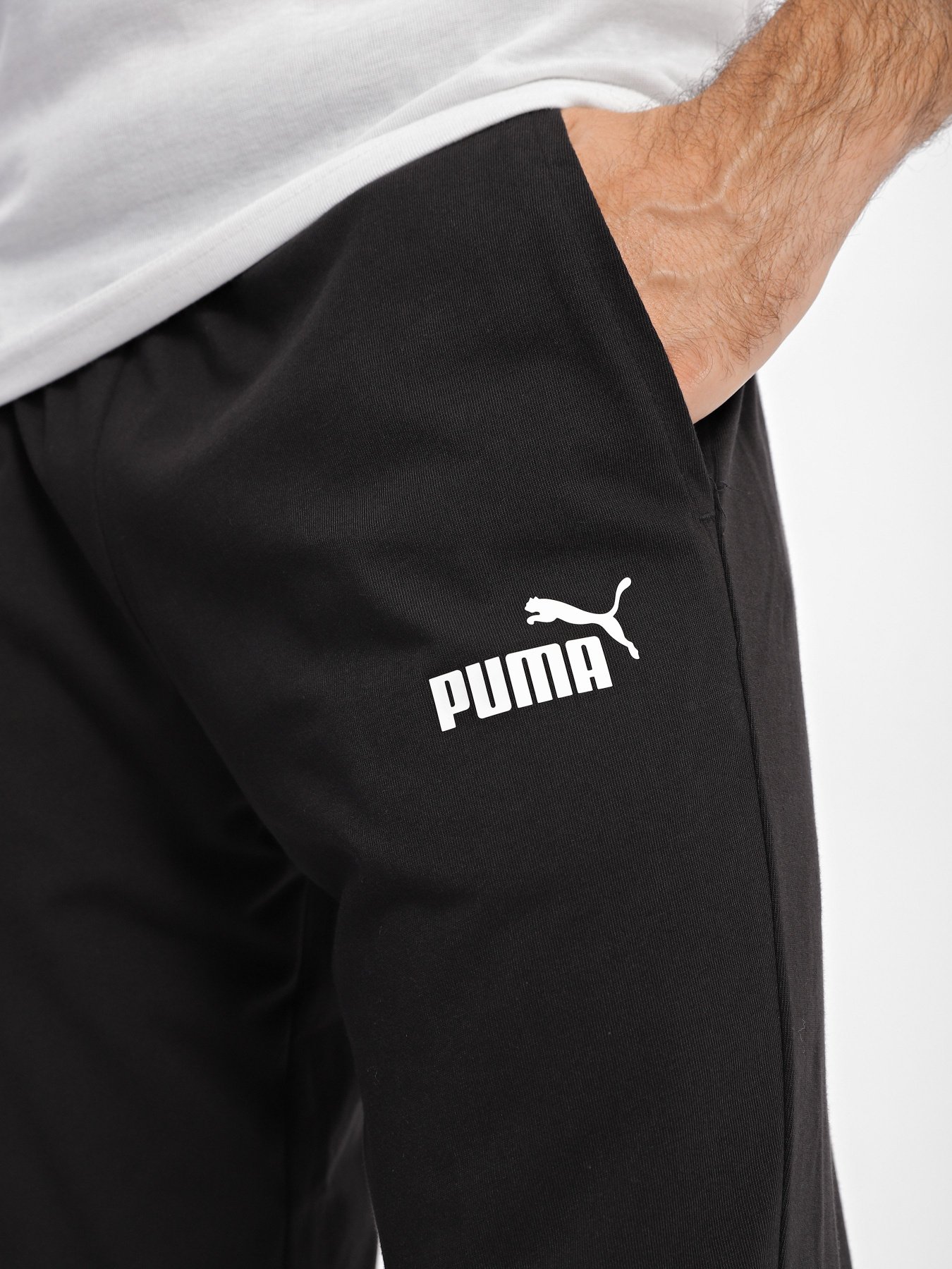 Штаны спортивные PUMA ESSENTIALS JERSEY модель 58674701 Фото