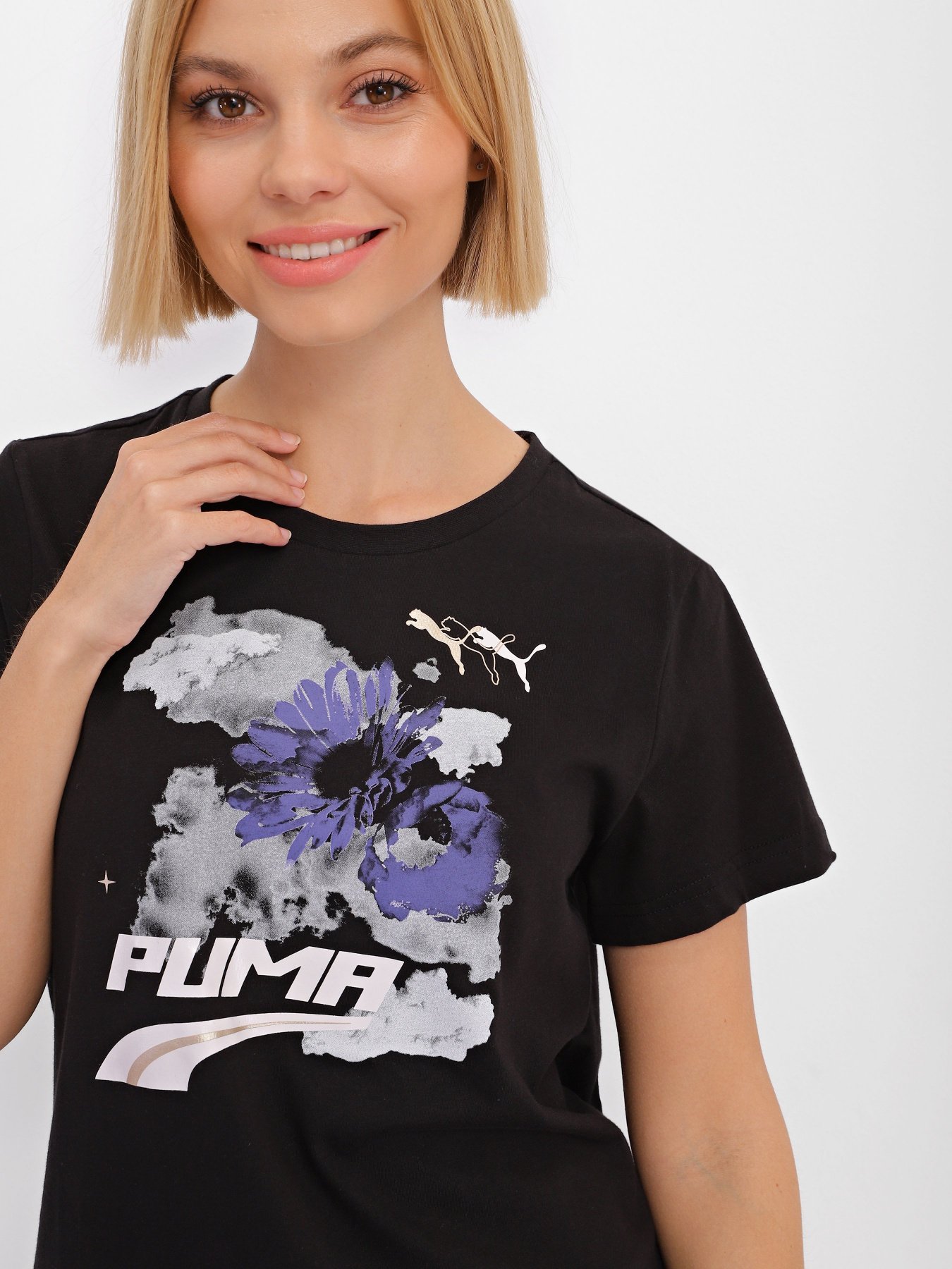 Футболка PUMA EVIDE Graphic модель 59974701 Фото