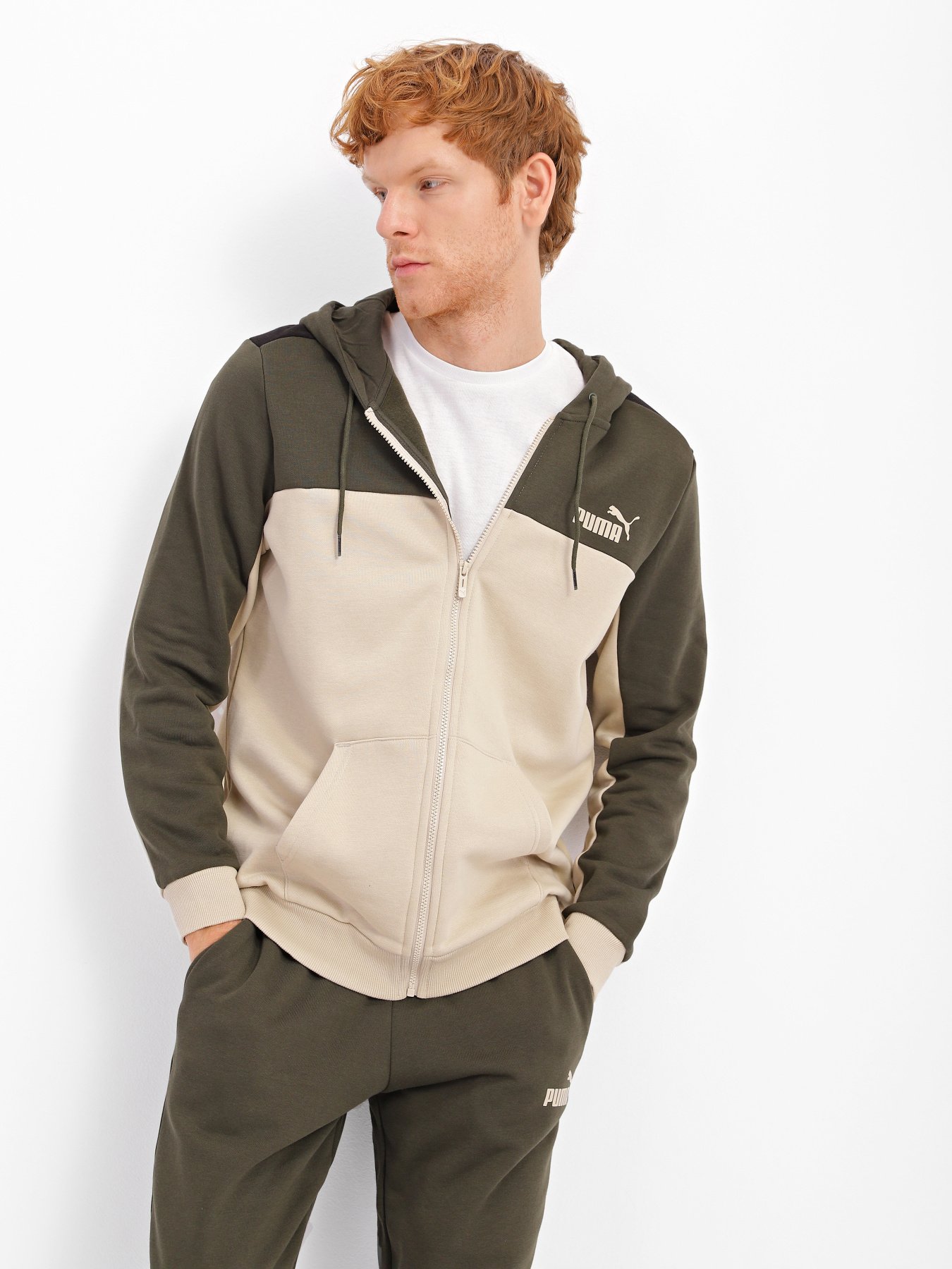 Спортивный костюм PUMA Ess+ Colorblock модель 67003764 Фото