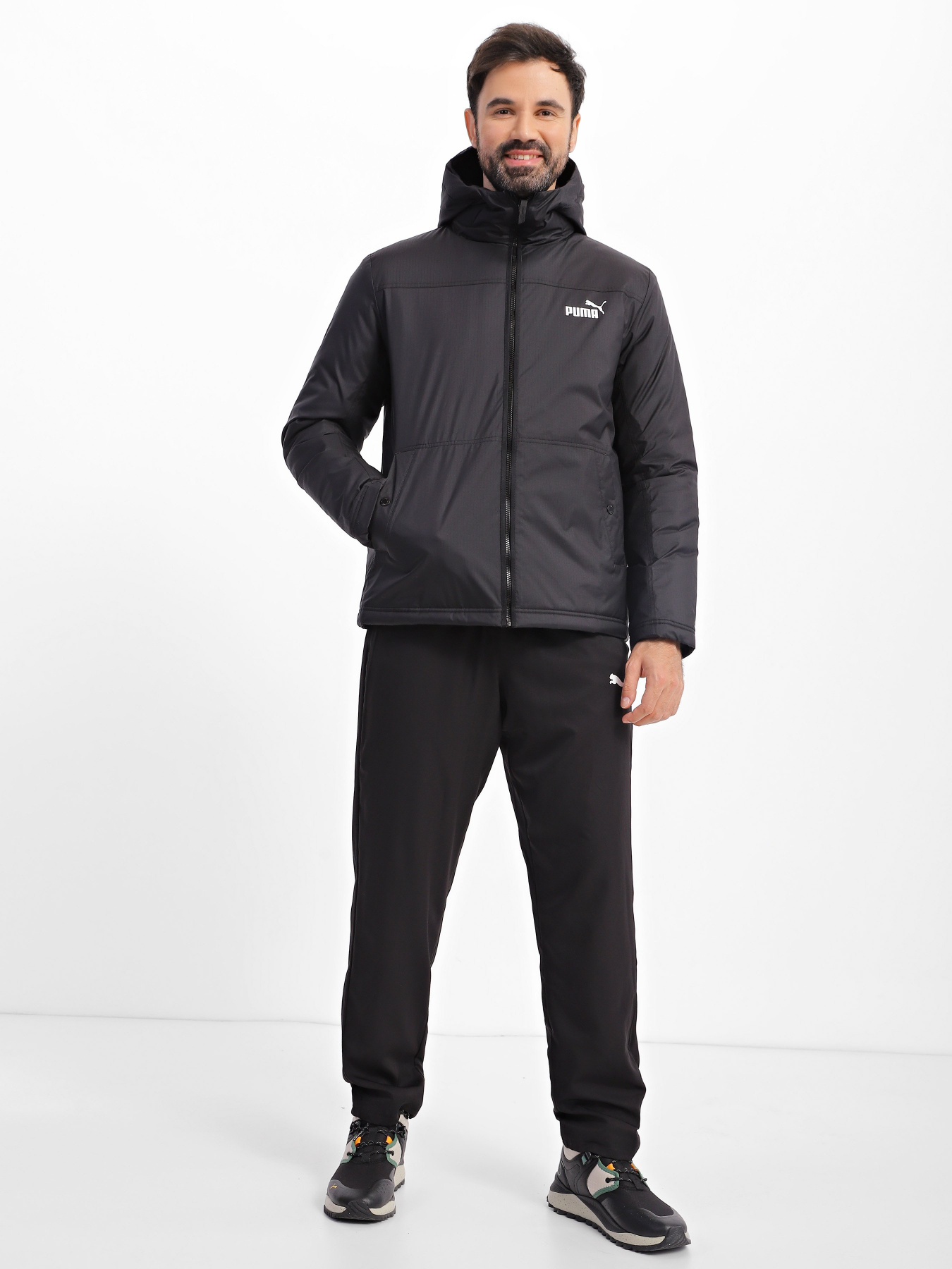 Демисезонная куртка PUMA COLOUR BLOCK PADDED модель 84934601 Фото