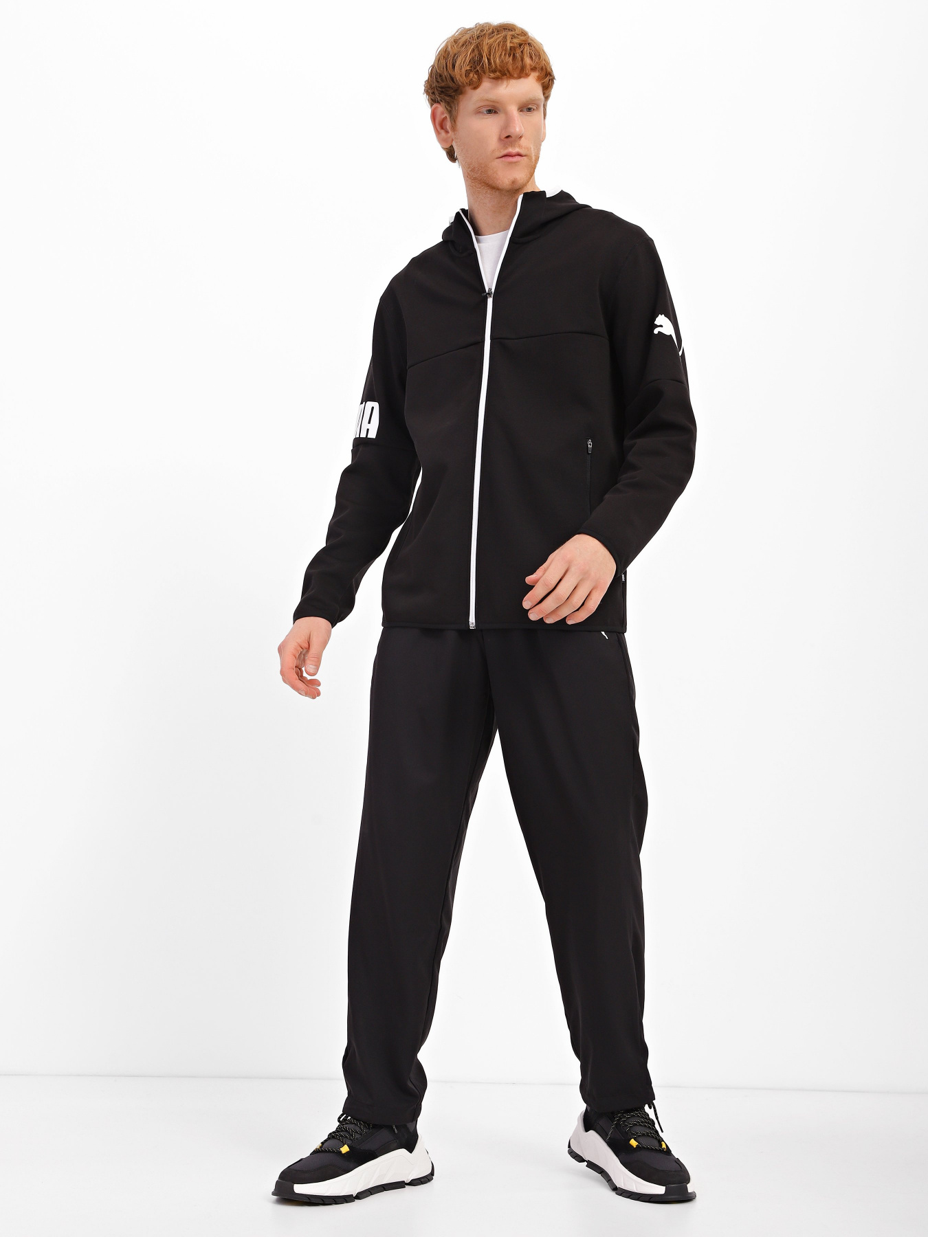 Спортивная кофта PUMA Power Cat Full-Zip модель 84992601 Фото