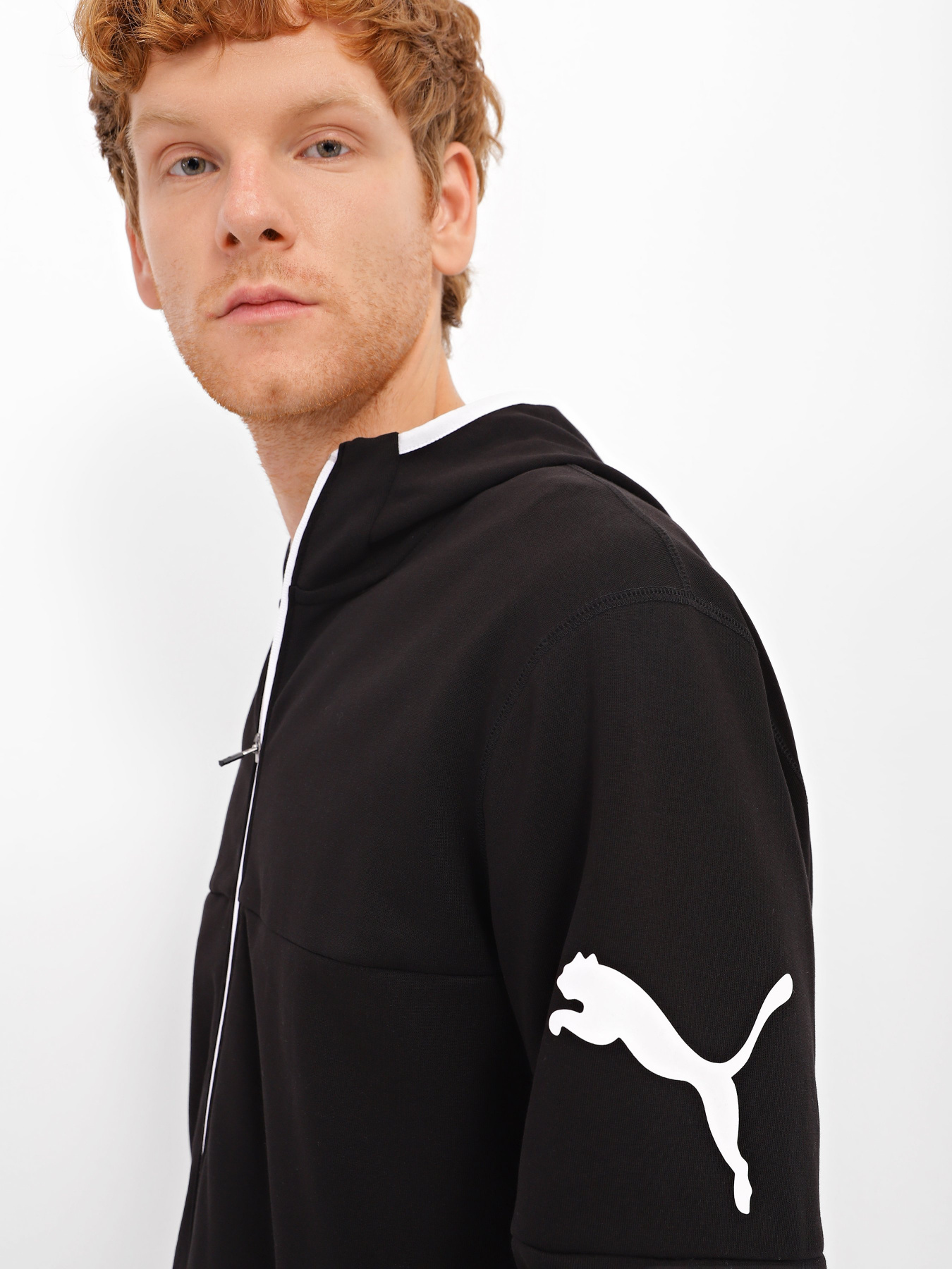 Спортивная кофта PUMA Power Cat Full-Zip модель 84992601 Фото