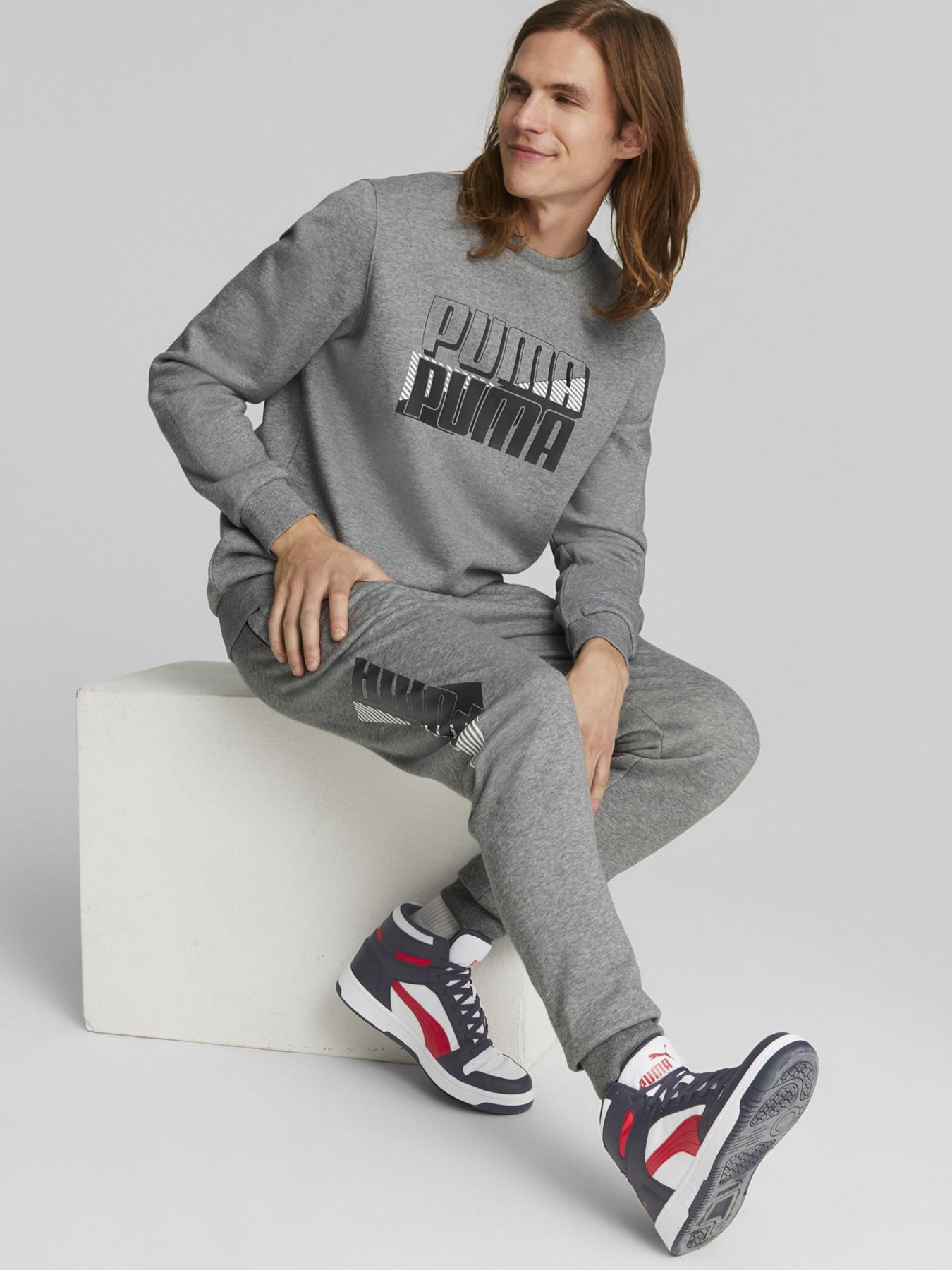 Штаны спортивные PUMA POWER LOGO модель 84979603 Фото