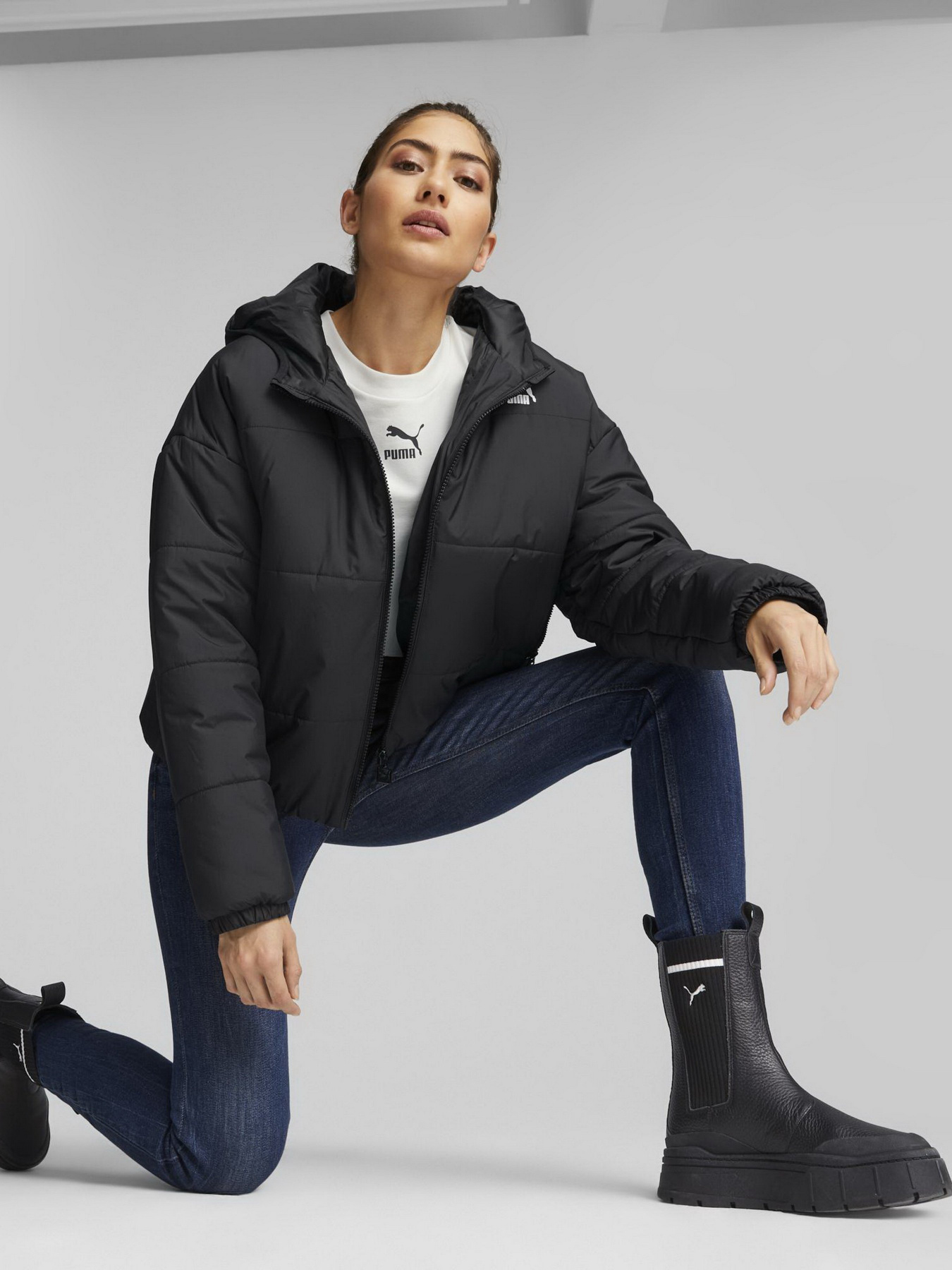 Демисезонная куртка PUMA Classics Padded модель 53557601 Демисезонная куртка PUMA Classics Padded модель 53557601 Фото