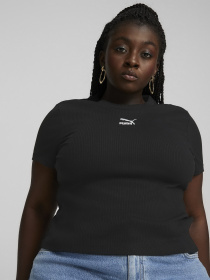 Футболка PUMA Classics Ribbed Slim модель 53568901 Футболка PUMA Classics Ribbed Slim модель 53568901 Фото