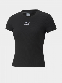 Футболка PUMA Classics Ribbed Slim модель 53568901 Футболка PUMA Classics Ribbed Slim модель 53568901 Фото