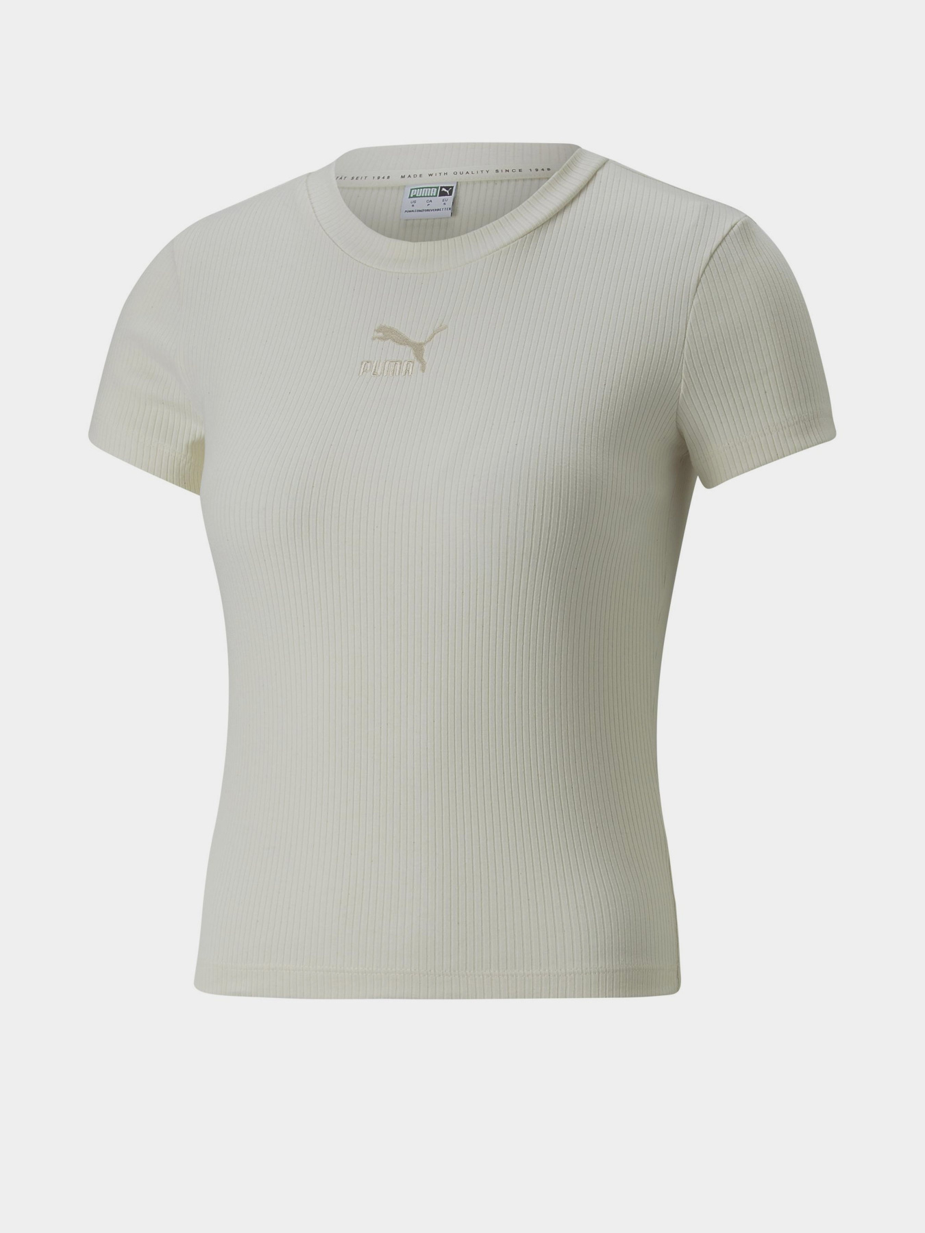 Футболка PUMA Classics Ribbed Slim модель 53568999 Футболка PUMA Classics Ribbed Slim модель 53568999 Фото