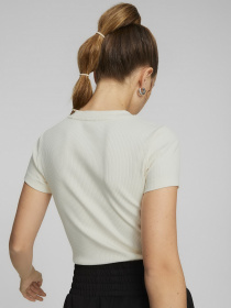 Футболка PUMA Classics Ribbed Slim модель 53568999 Футболка PUMA Classics Ribbed Slim модель 53568999 Фото